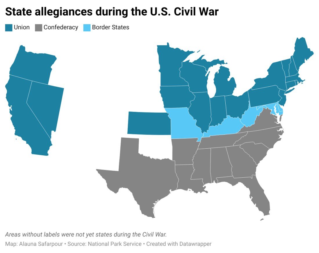 confederate states civil war