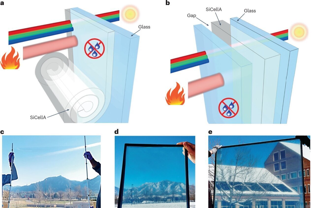 Team develops see-through aerogel made from wood that better insulates  double-paned windows