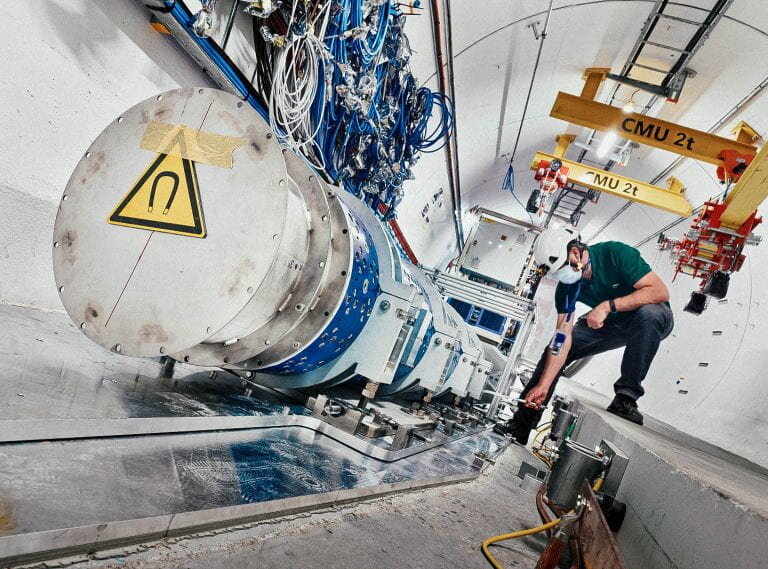 Team first to detect neutrinos made by a particle collider