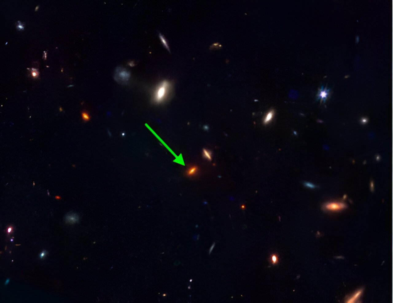 Nieuwe JWST-waarnemingen onthullen een mysterieus oud sterrenstelsel