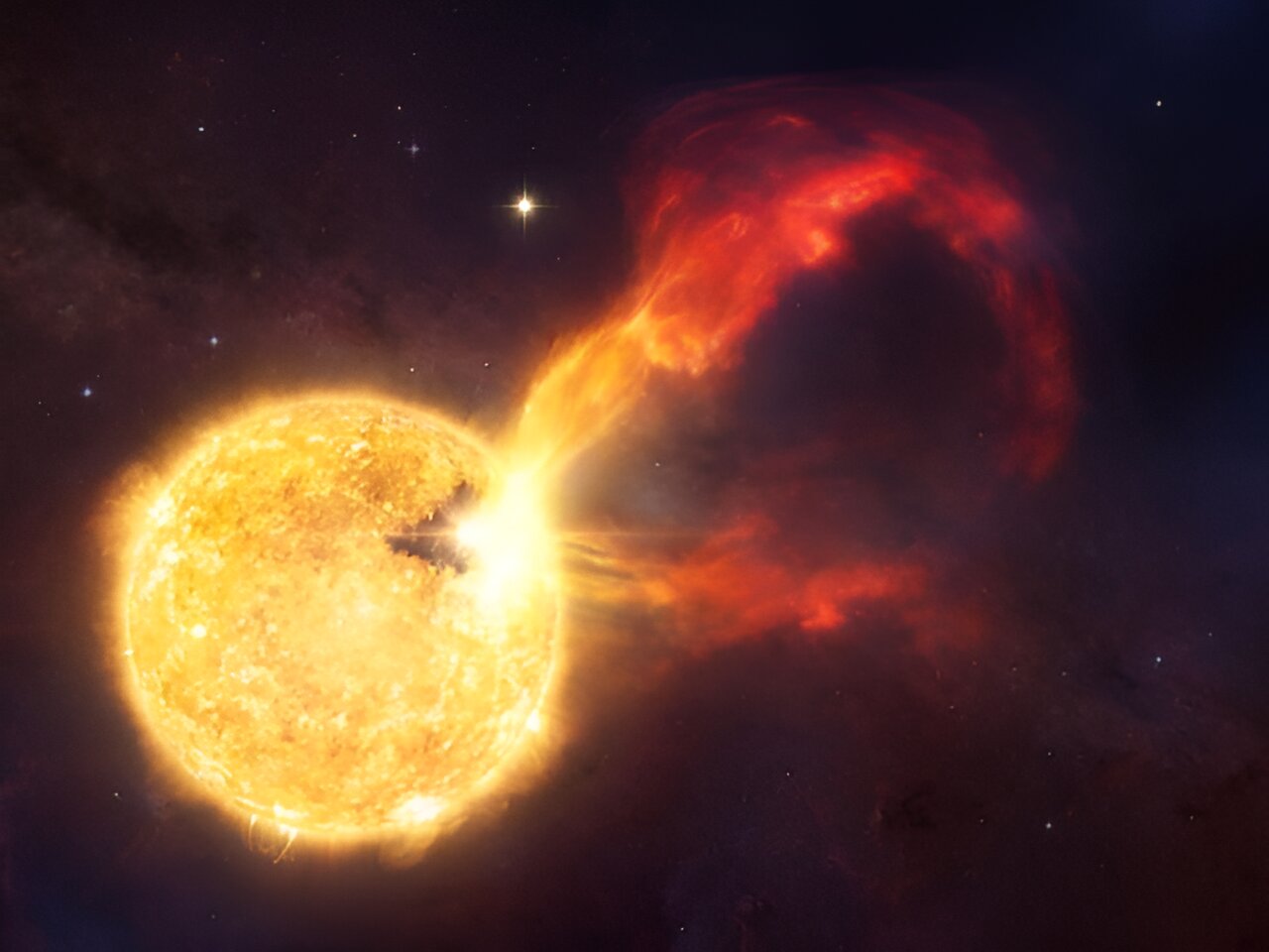 Une éruption intense sur de jeunes étoiles semblables au Soleil suggère un environnement brutal pour le développement exoplanétaire