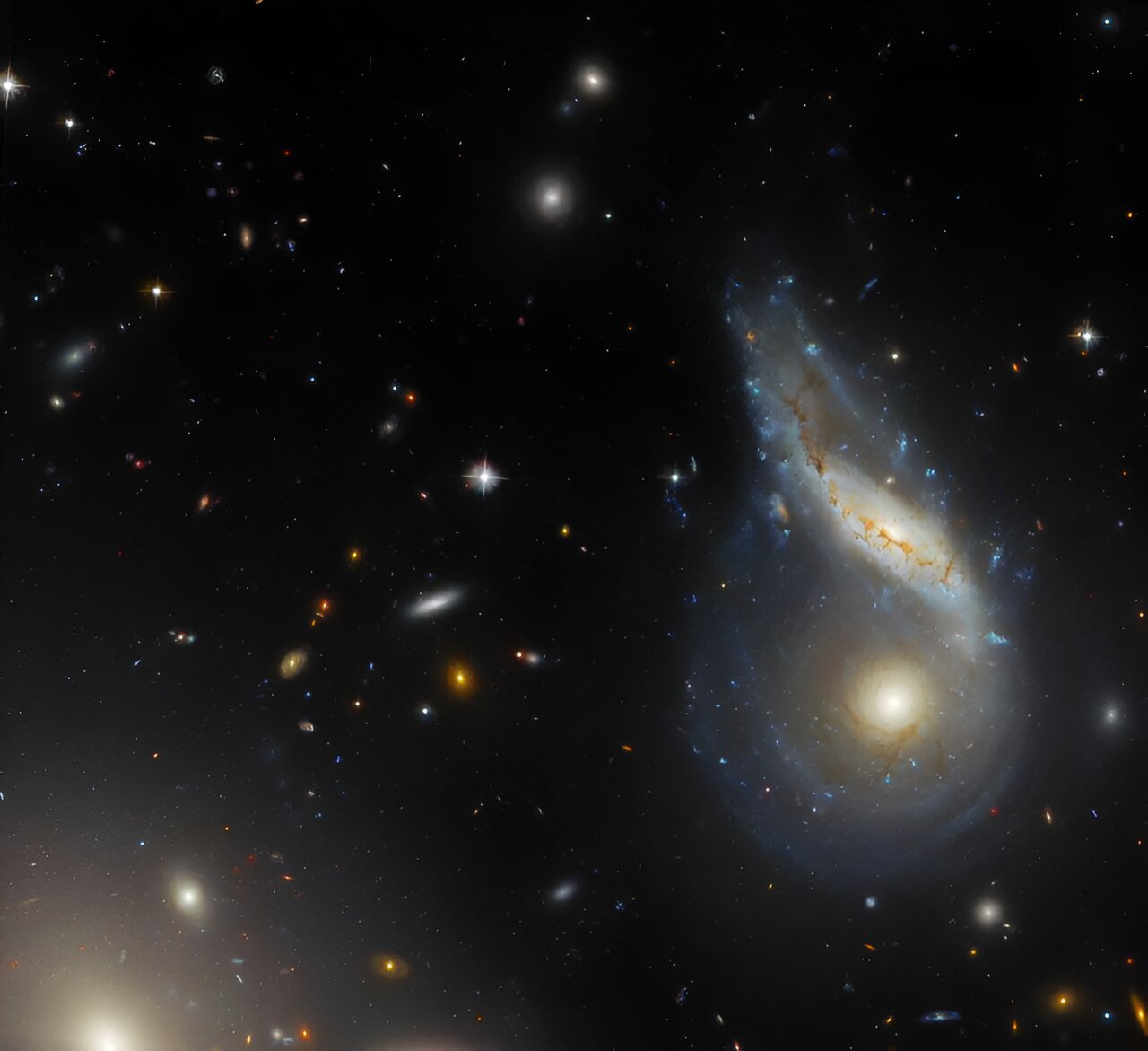 Image: Hubble captures a monster merger