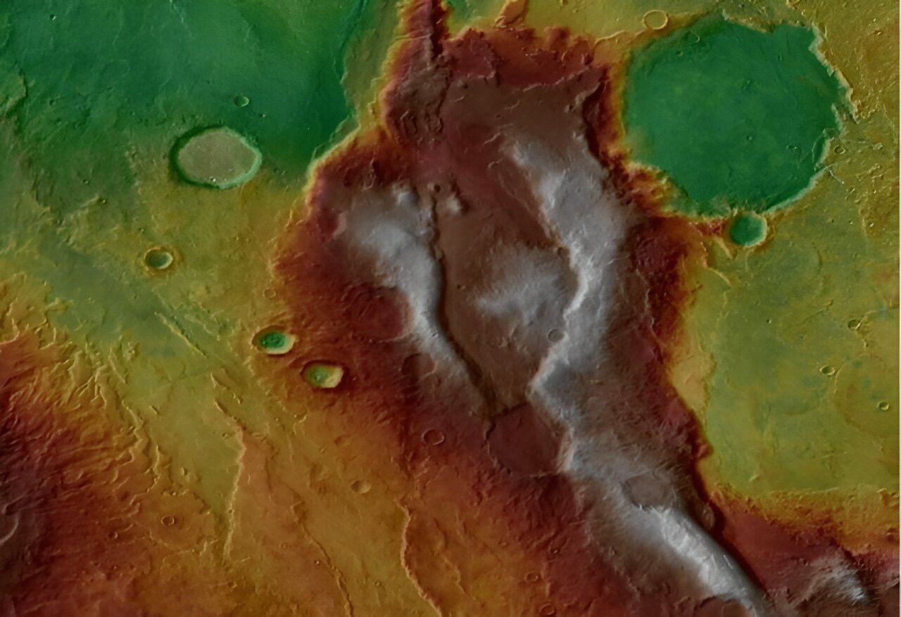 Mars had its own version of plate tectonics