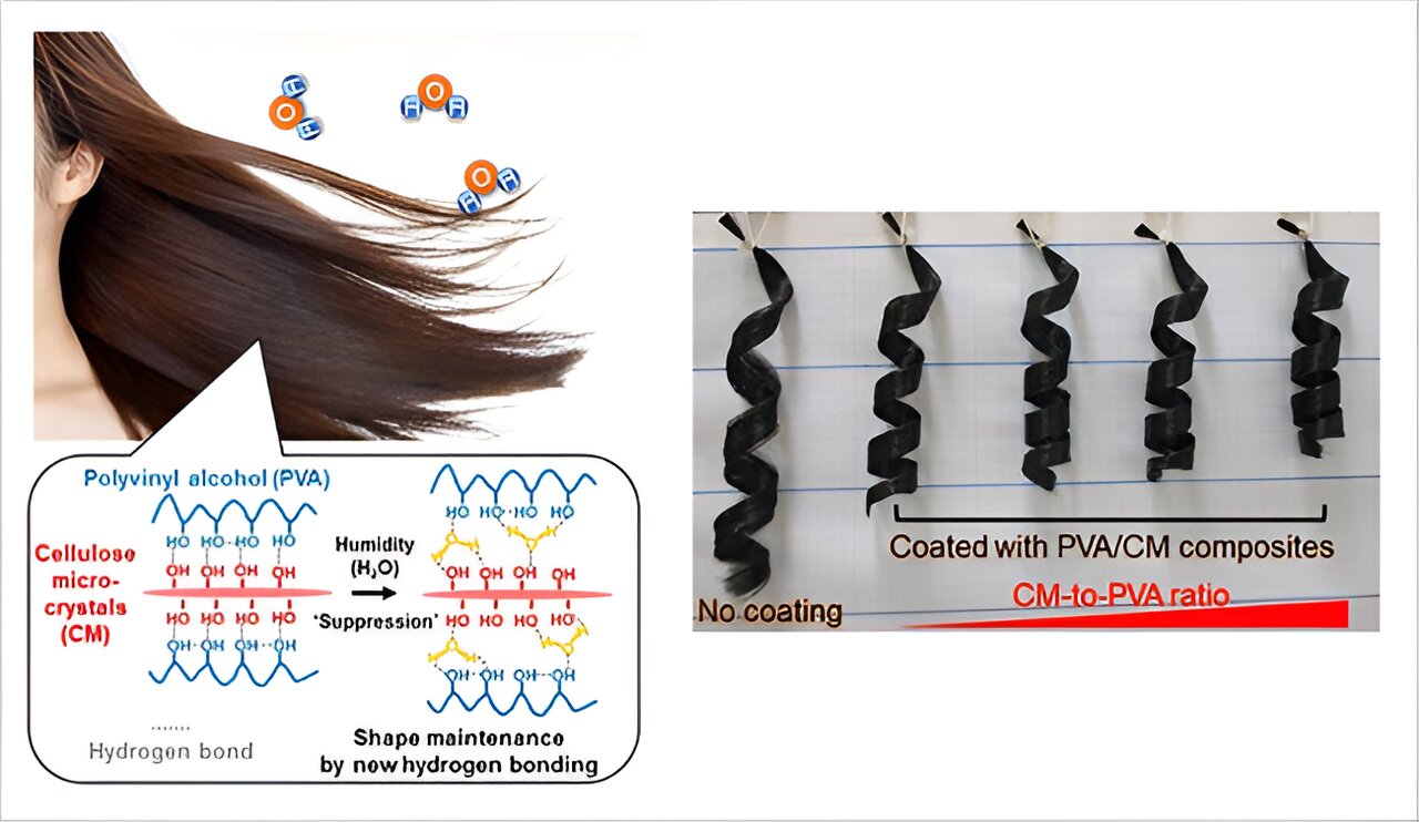 Moisture-resistant hairstyling agent: Development of a humidity-induced shape memory polymeric material