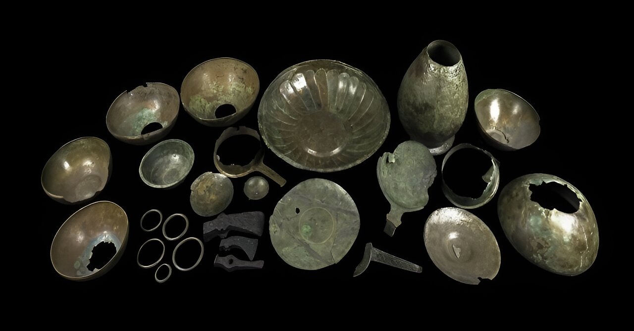 Researchers are studying an extraordinary trove of Late Roman metal tools discovered in the British Isles