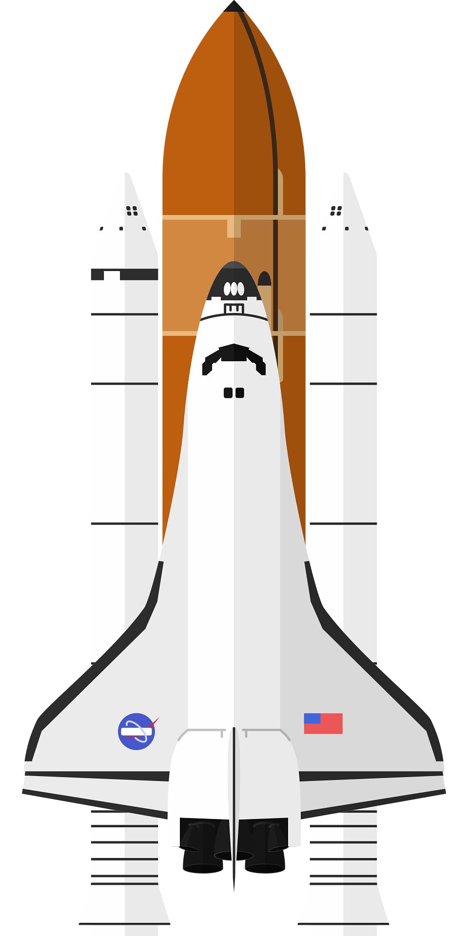 Space shuttle Endeavour's giant orange external tank begins final journey