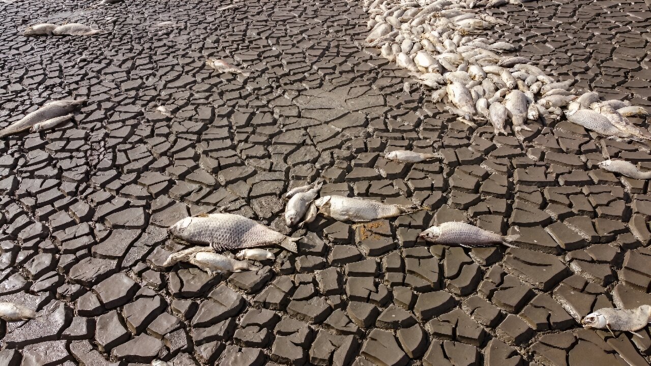 #Thousands of fish dead as lake dries in Mexican drought