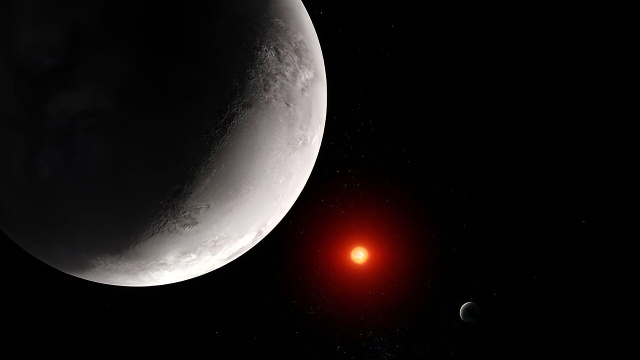 TRAPPIST-1c com o TRAPPIST-1b