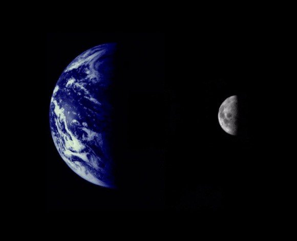 if earth with 2 moons