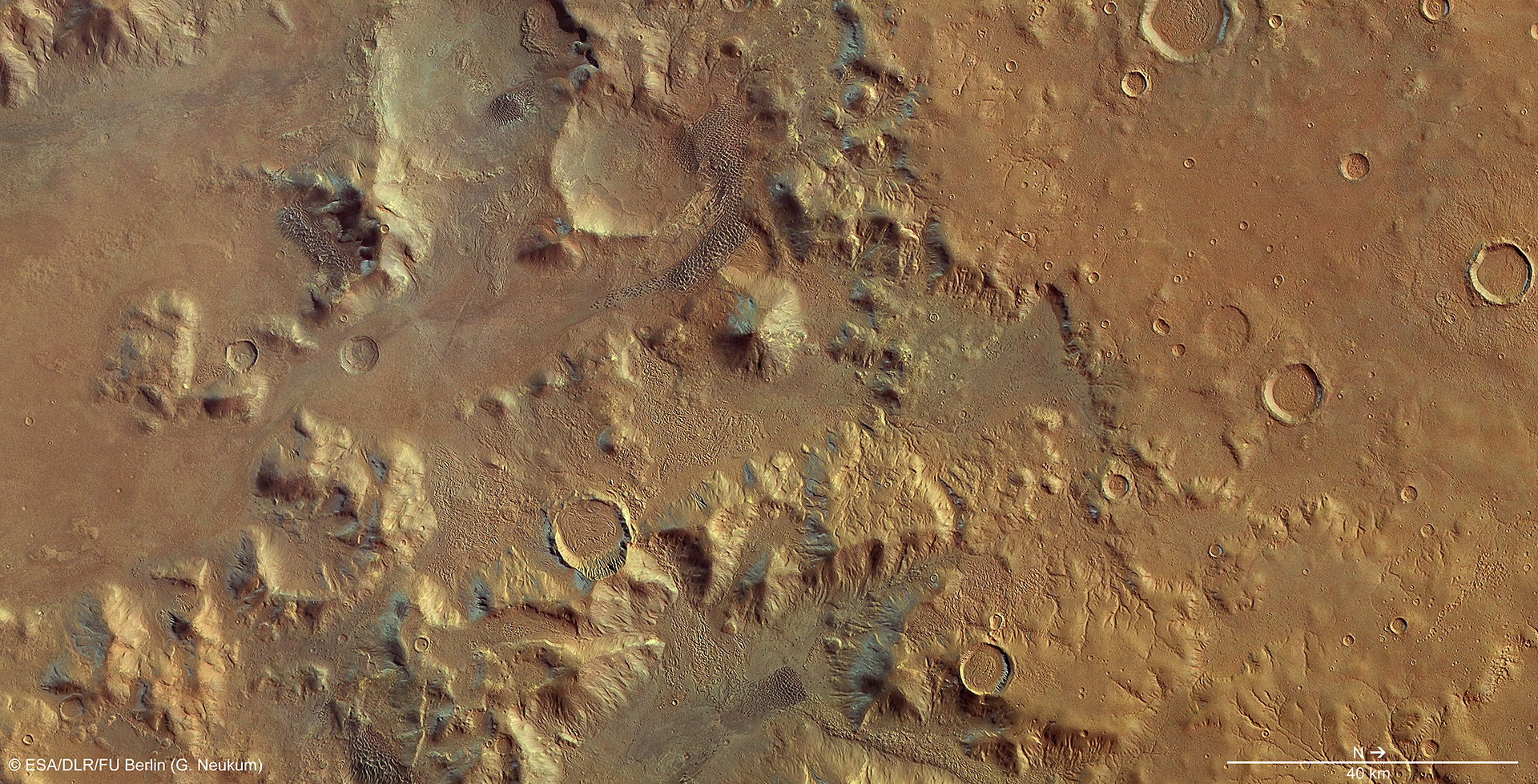 Марс кратер Аргир