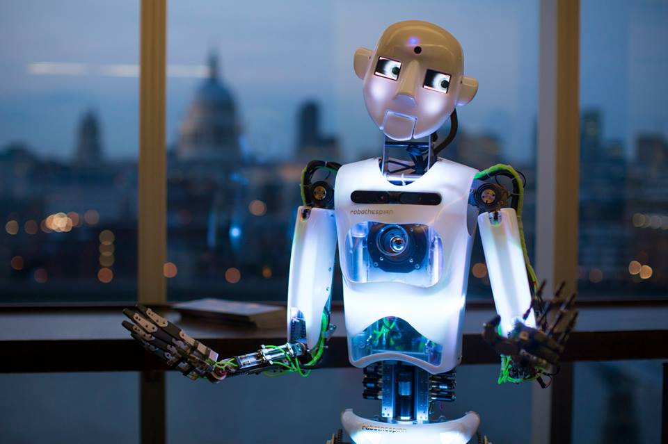 Robot does standup for London audience (w/ Video)