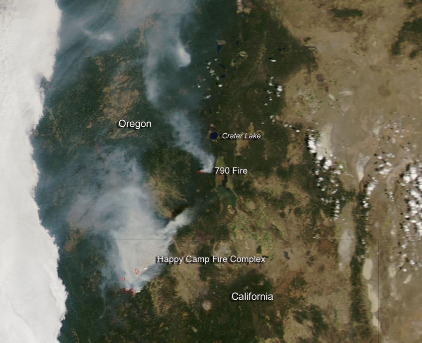 Satellite Images Show Phoenix And Talent Oregon Have Been Nearly Wiped Out By Wildfire