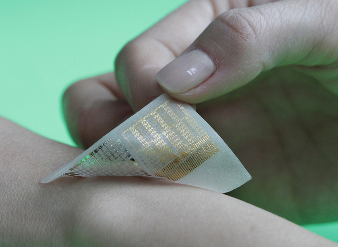 Off the shelf, on the skin: Stick-on electronic patches for health  monitoring