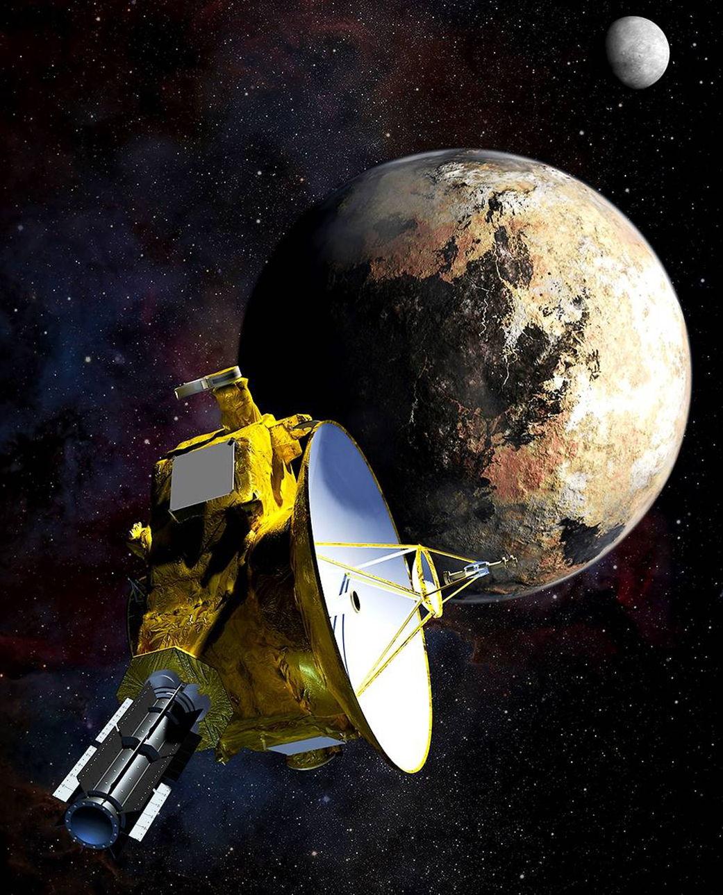 NASA releases new visualization of space environment at Pluto