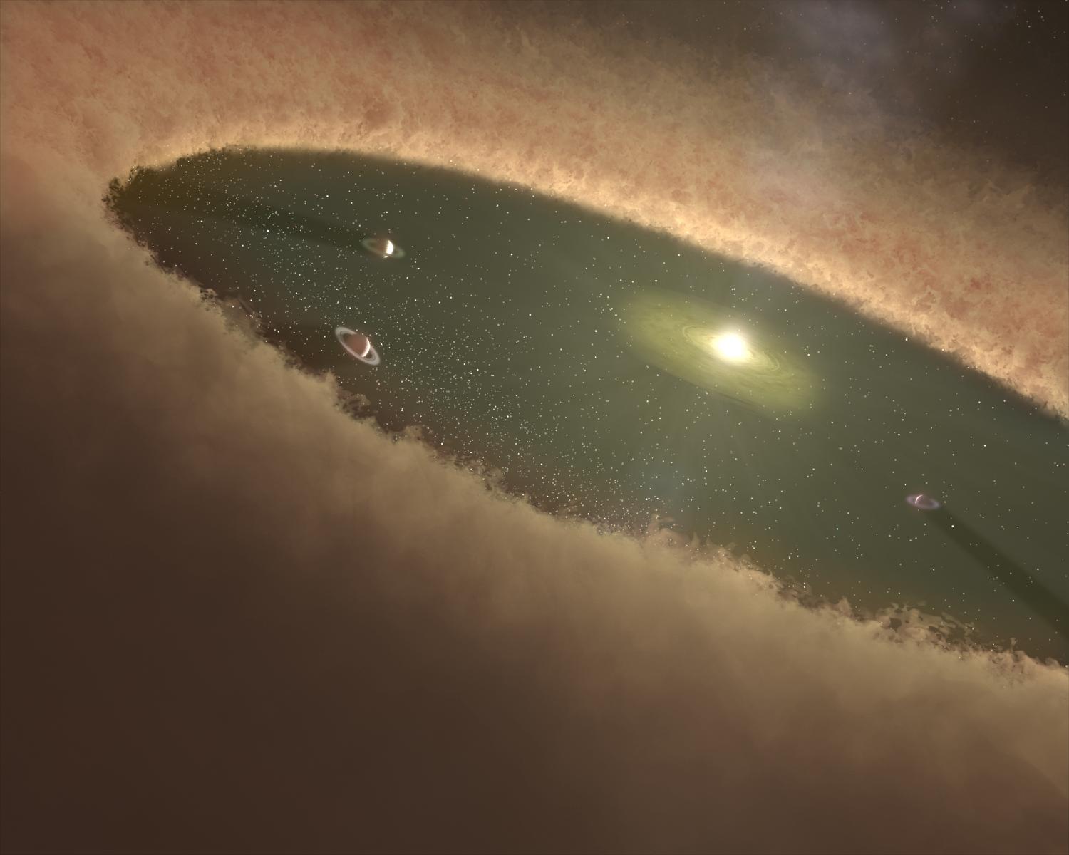 Scientists think 'planetary pebbles' were the building blocks for the largest planets