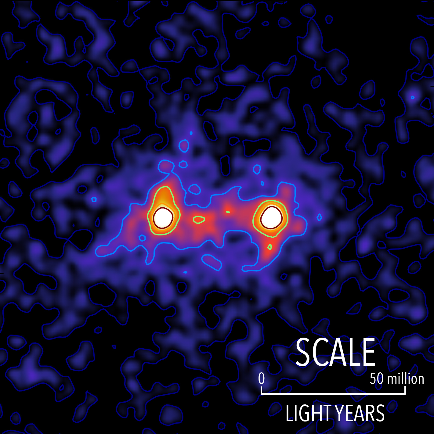 Researchers capture first 'image' of a dark matter web that connects galaxies