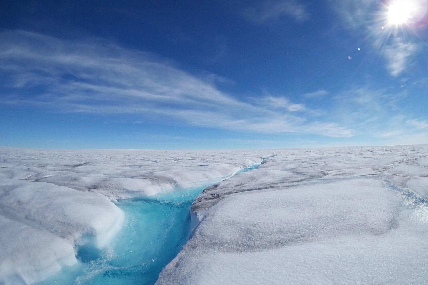 Северный полюс. Покровные ледники Гренландии.