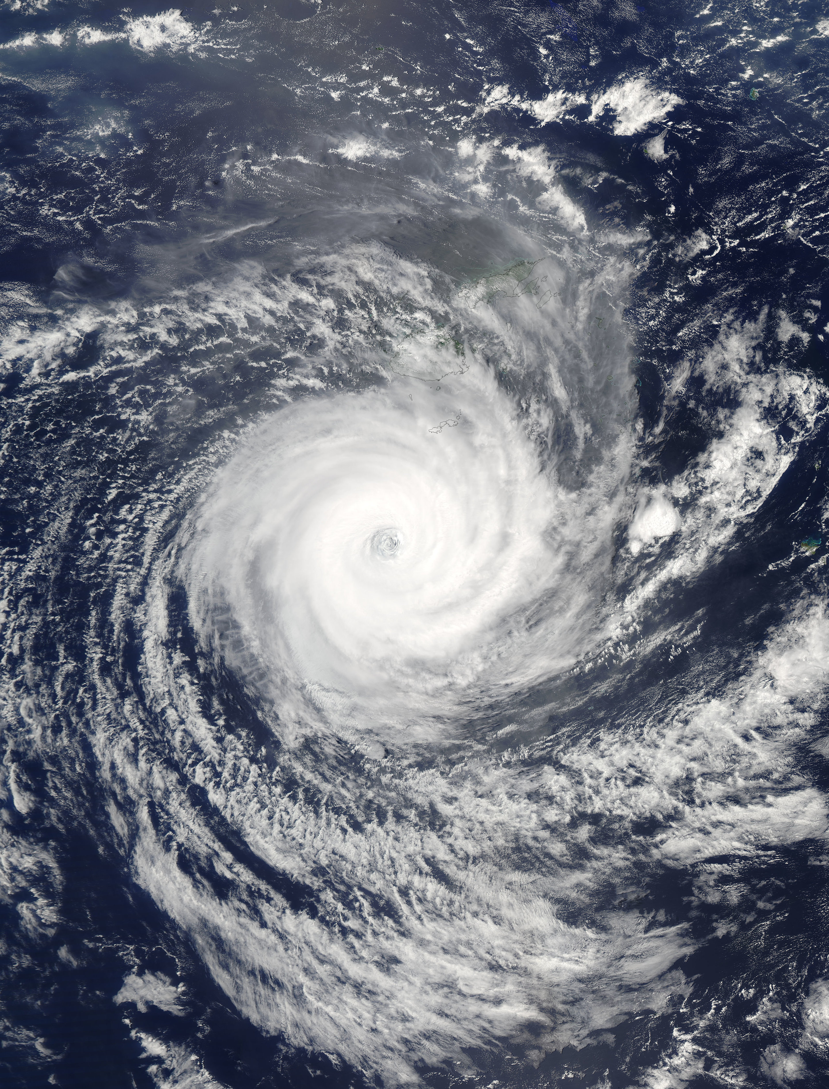 NASA totals rainfall from destructive Tropical Cyclone Gita