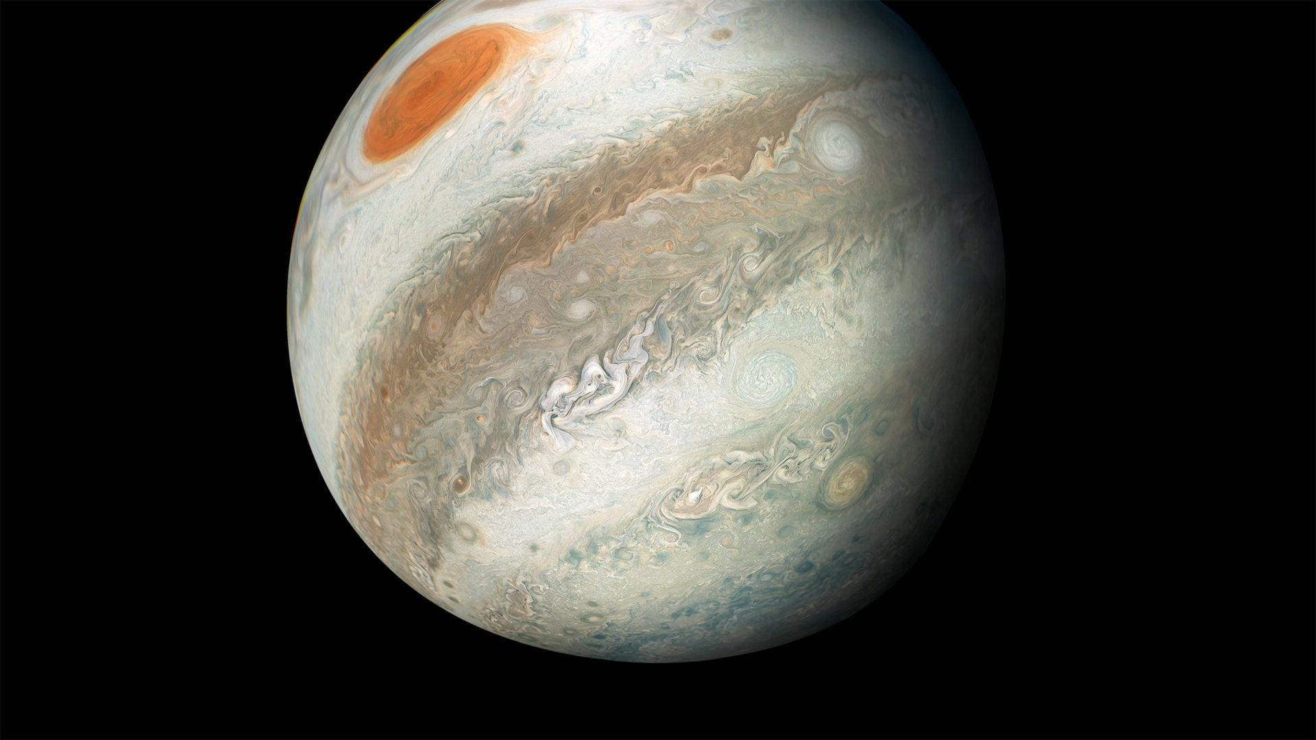 'New views of Jupiter' showcases swirling clouds on giant