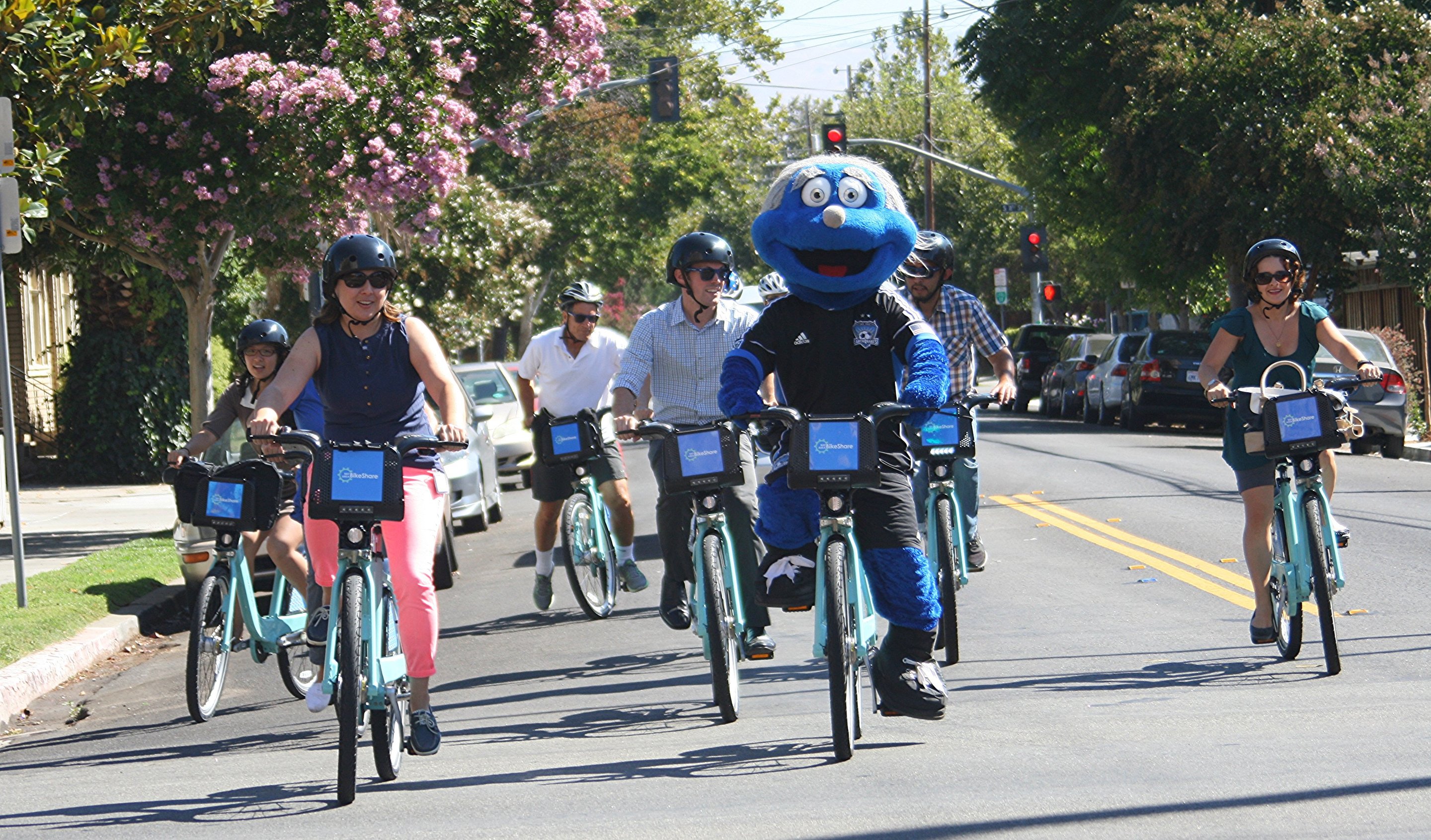 We got a bike. Get off the Bike. Go Cycling. The growth of Bike-sharing schemes. Get on the Bike shotastic WBWORLD.