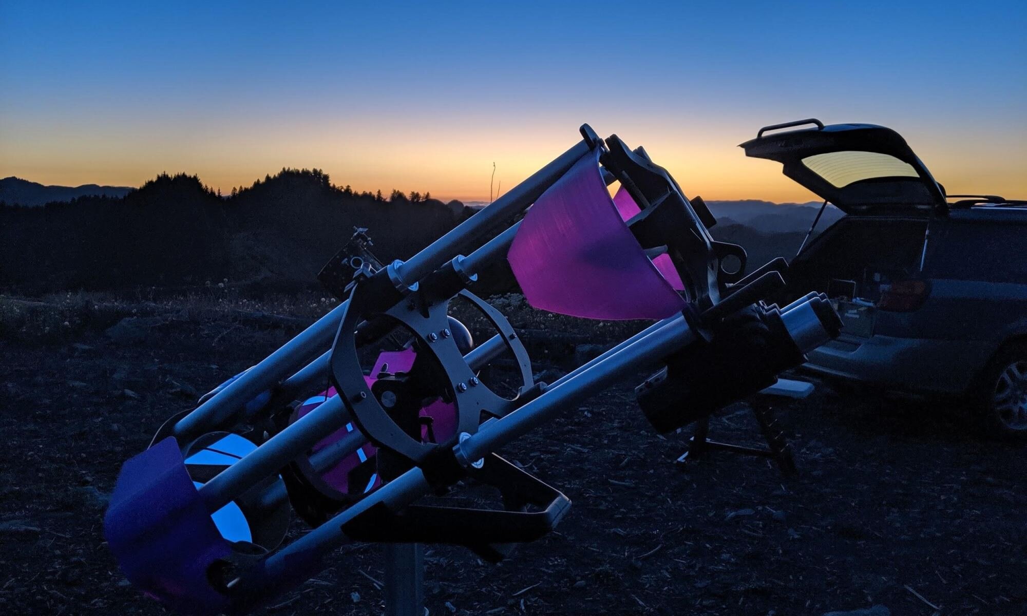 A 3-D printed telescope The analog sky drifter photo pic