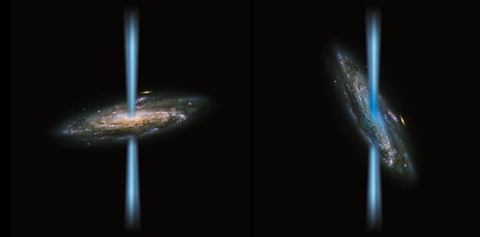 Young Galaxies Are Flat, But Old Ones Are More Blobby