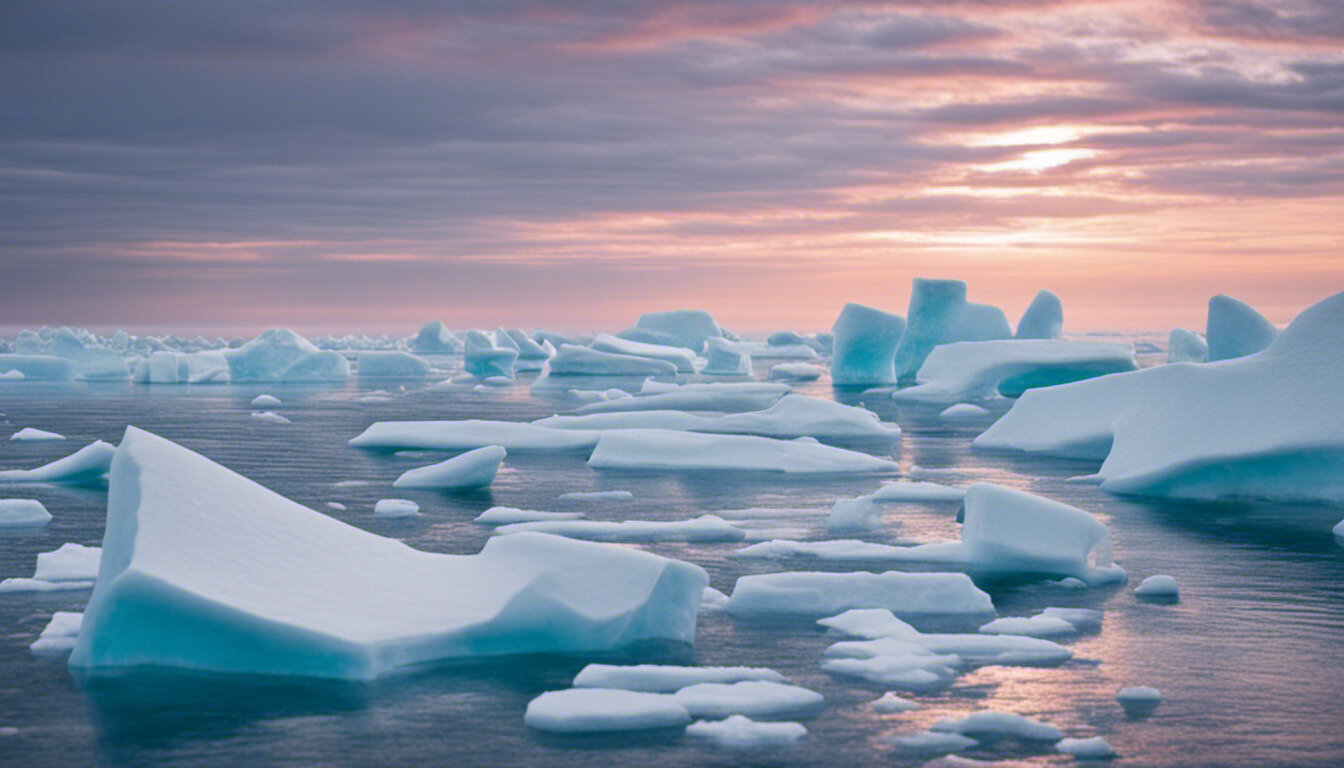 Arctic sea ice is being increasingly melted from below by warming ...