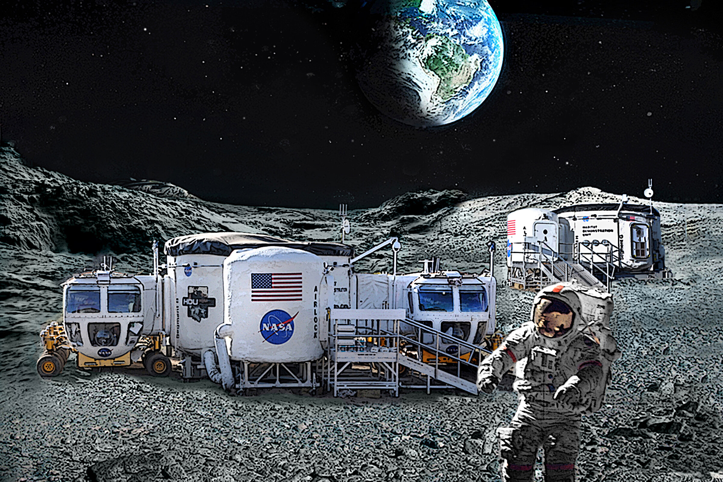 Лунная база 2020. Лунная база. Лунные базы. База на Луне. Заселение Луны.