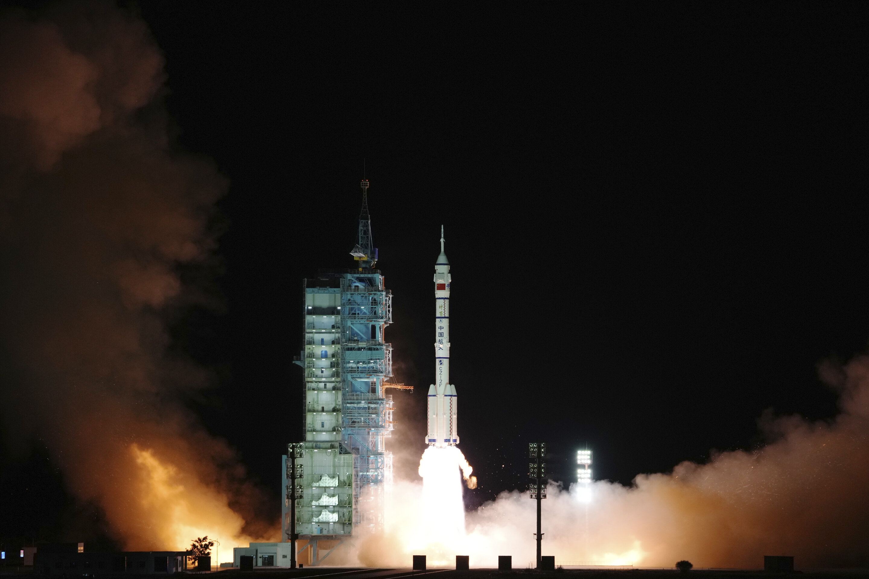China launches 3 astronauts on 6-month space station mission