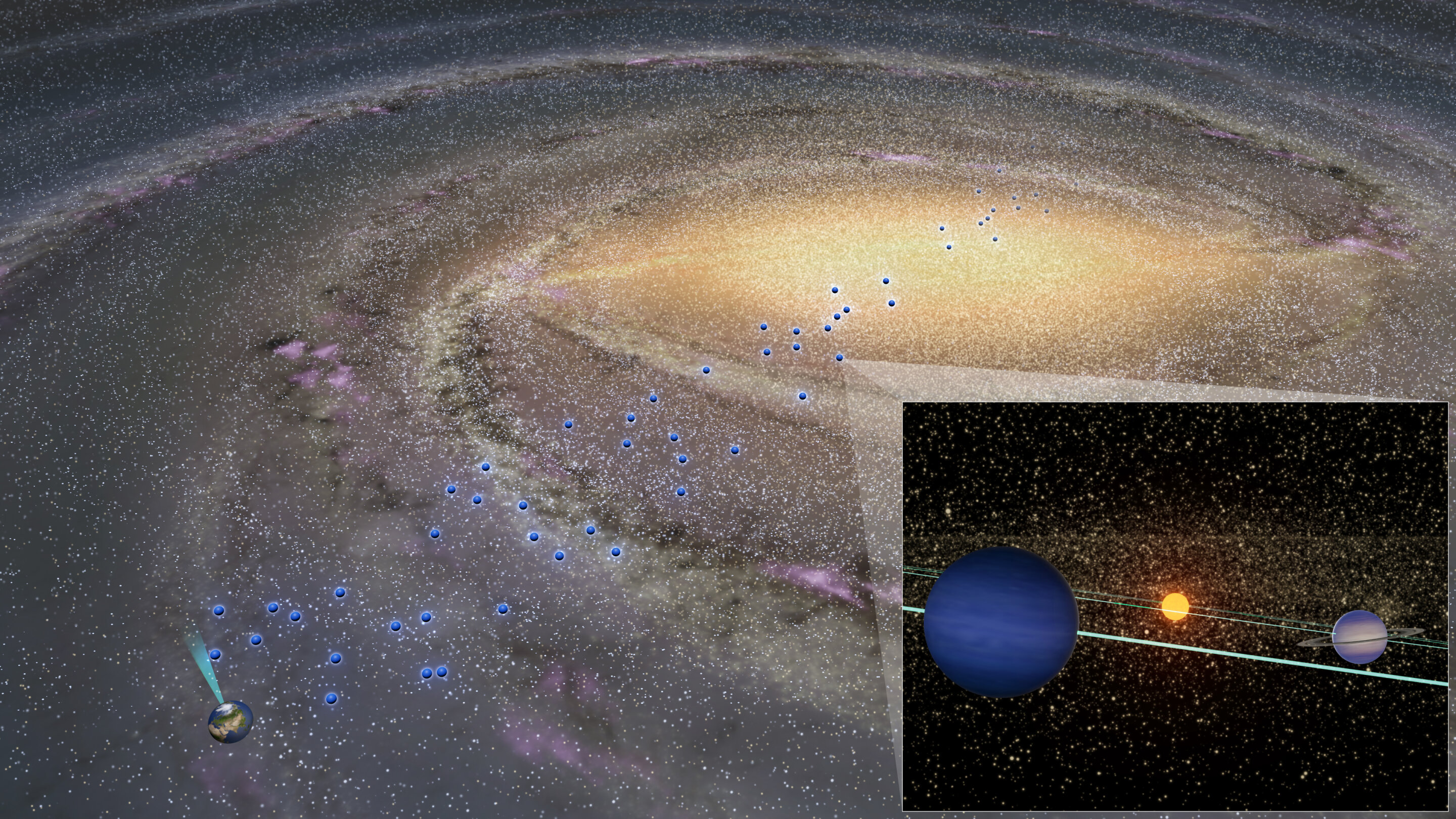 Cold planets exist throughout the galaxy, even in the galactic bulge
