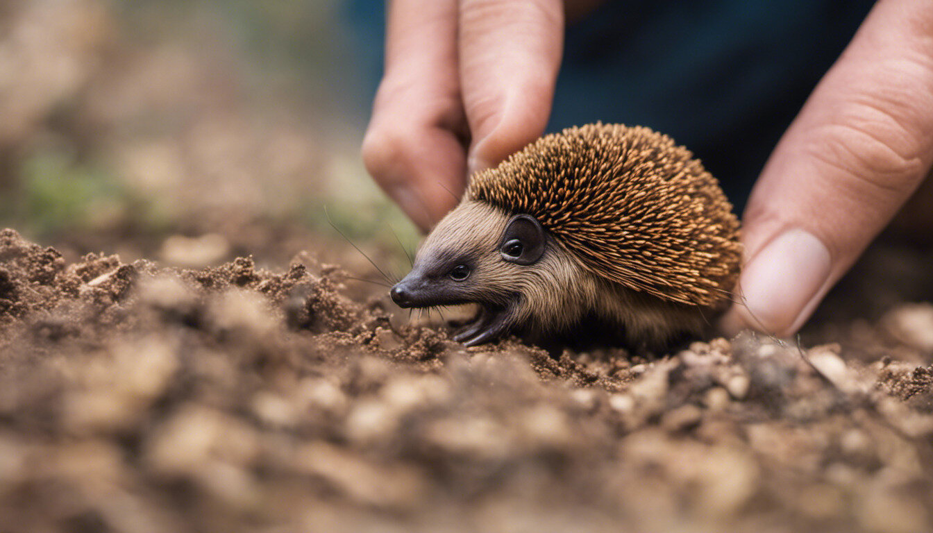photo of This tiny echidna moves 7 tons of soil a year, helping tackle climate change image