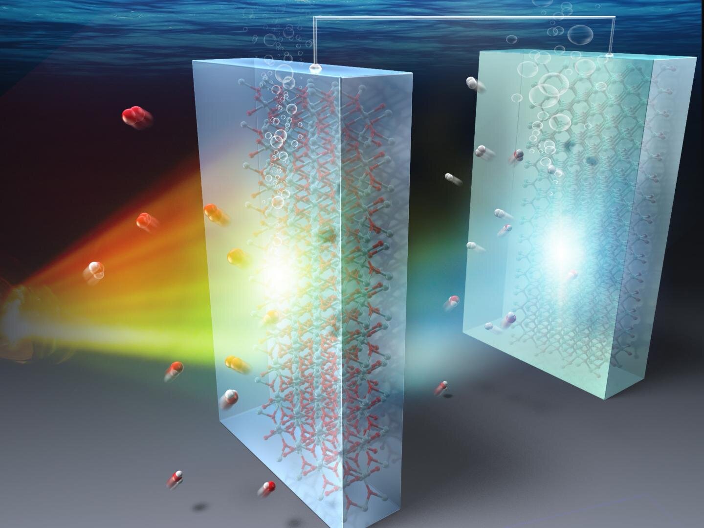 Giving a 'tandem' boost to solar-powered water splitting