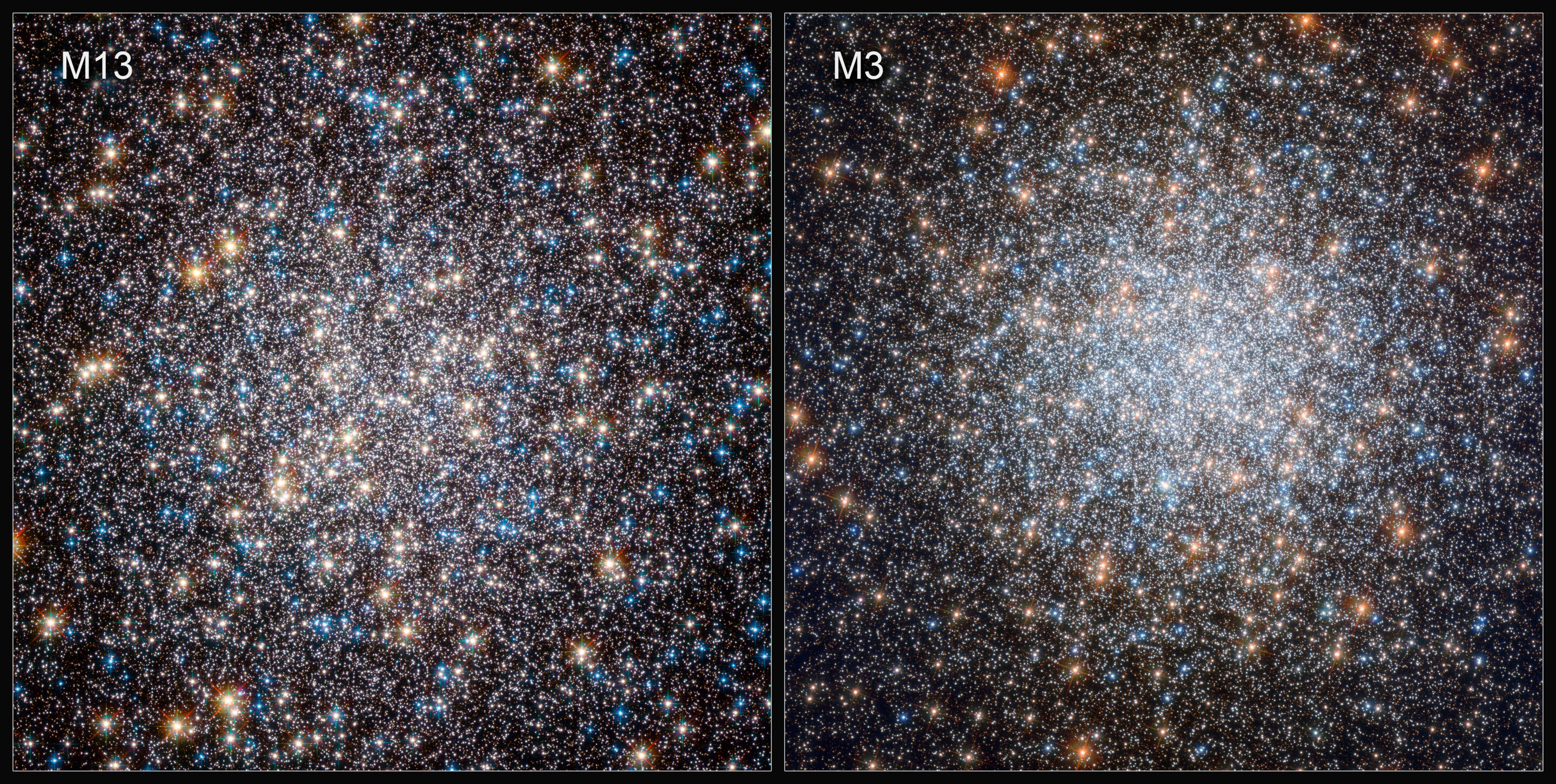 Hvězdokupy M3 a M13