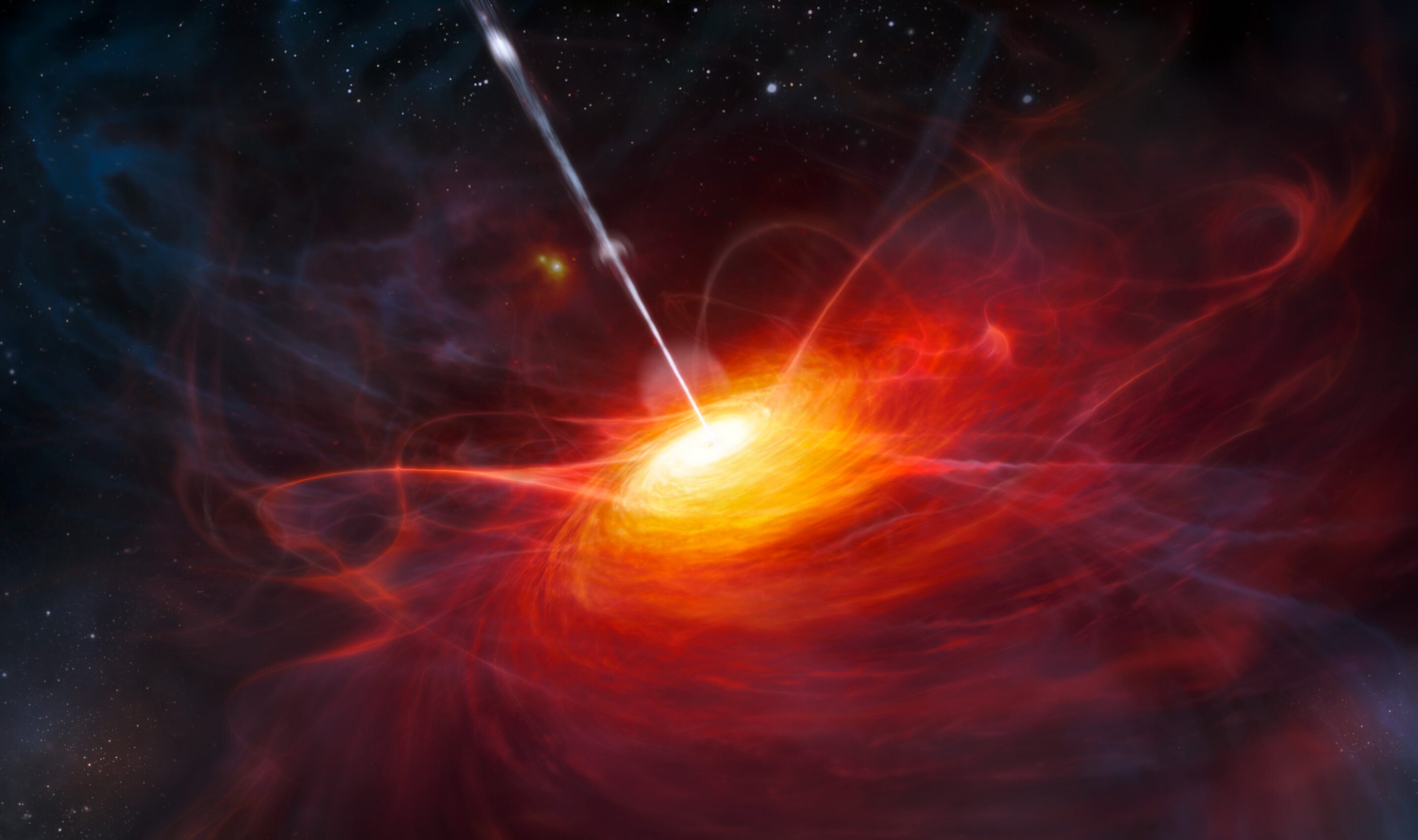 تُظهر “ساعات” كوازار أن الكون كان أبطأ بخمس مرات بعد الانفجار العظيم بوقت قصير