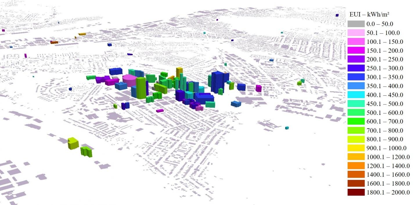 Visualizing a city's energy use