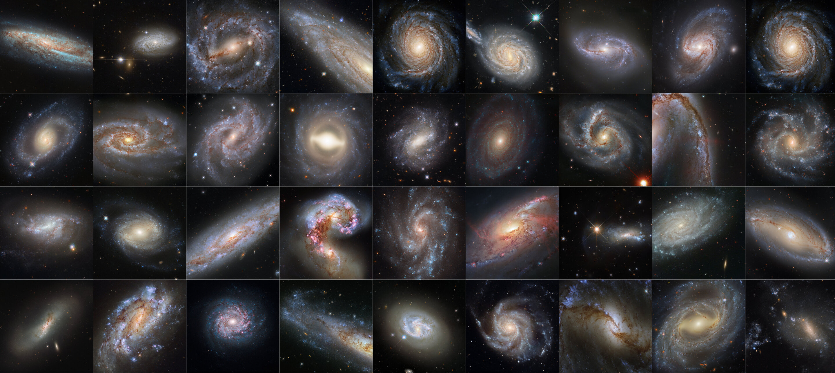 A dazzling Hubble collection of supernova host galaxies - Phys.org