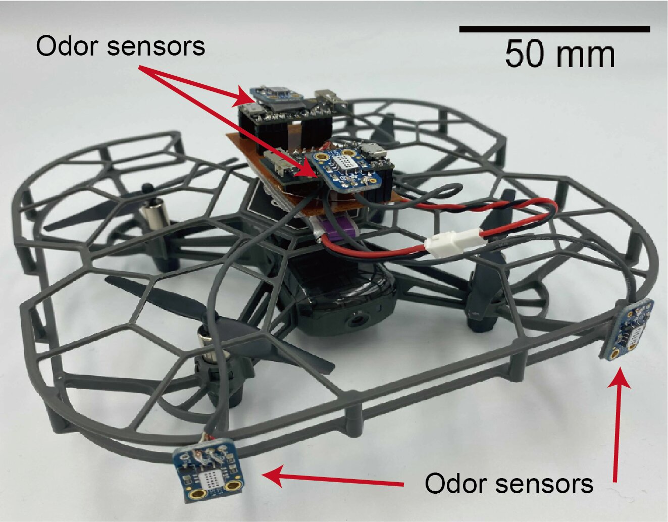 A palm-sized drone to track chemical plumes