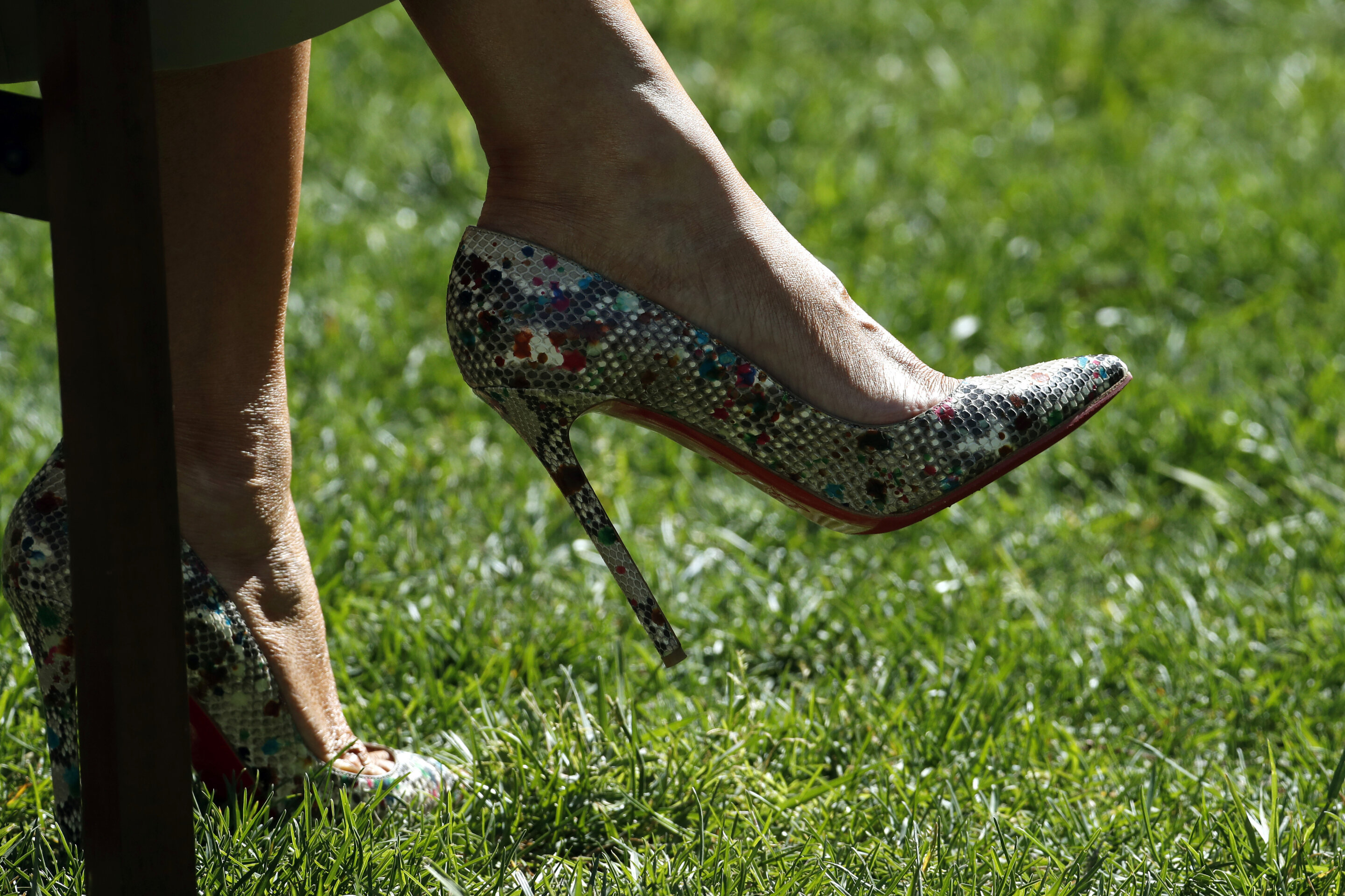 Red soles on high heels: Fashion designer Christian Louboutin wins  trademark case
