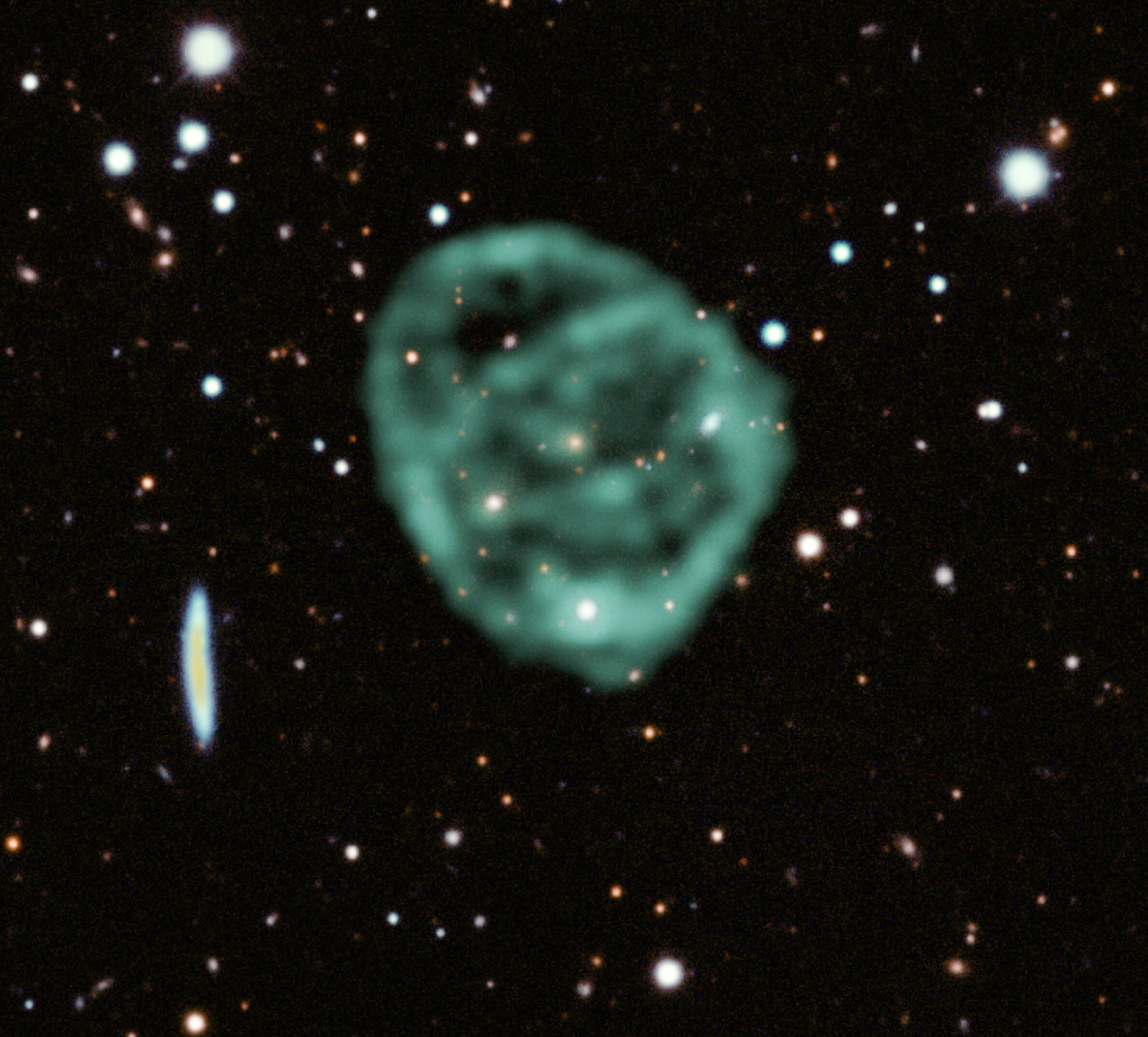 obrázek: Astronomové pořídili zatím nejdetailnější snímek zvláštního rádiového kruhu ORC1