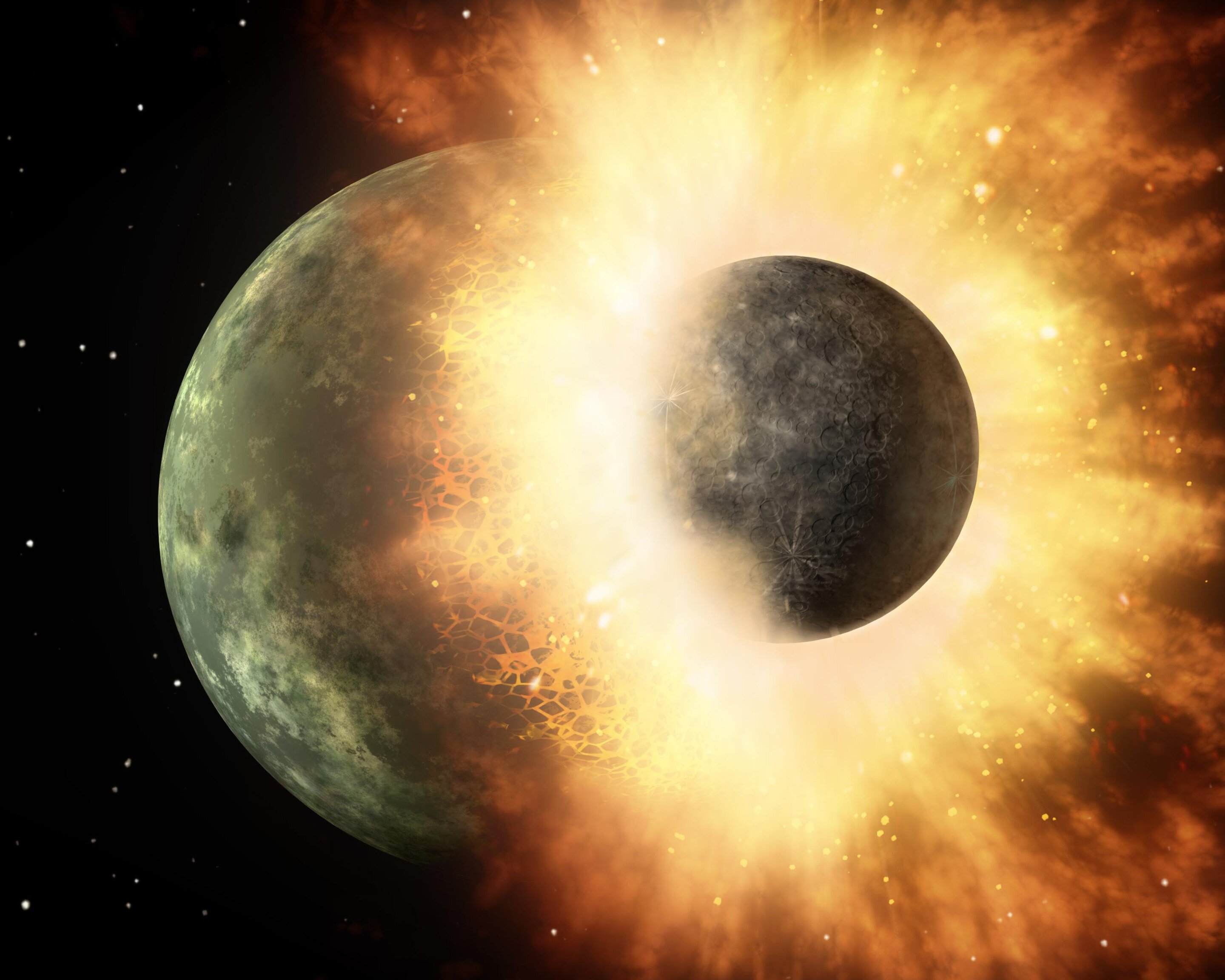 Cómo el magnetismo puede ayudar a explicar la formación del sistema Tierra-Luna