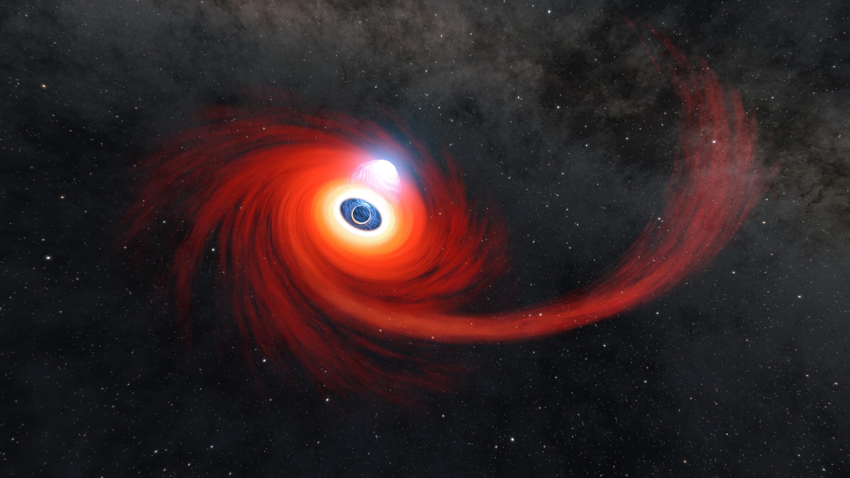 NASA gets unusually close glimpse of black hole snacking on star