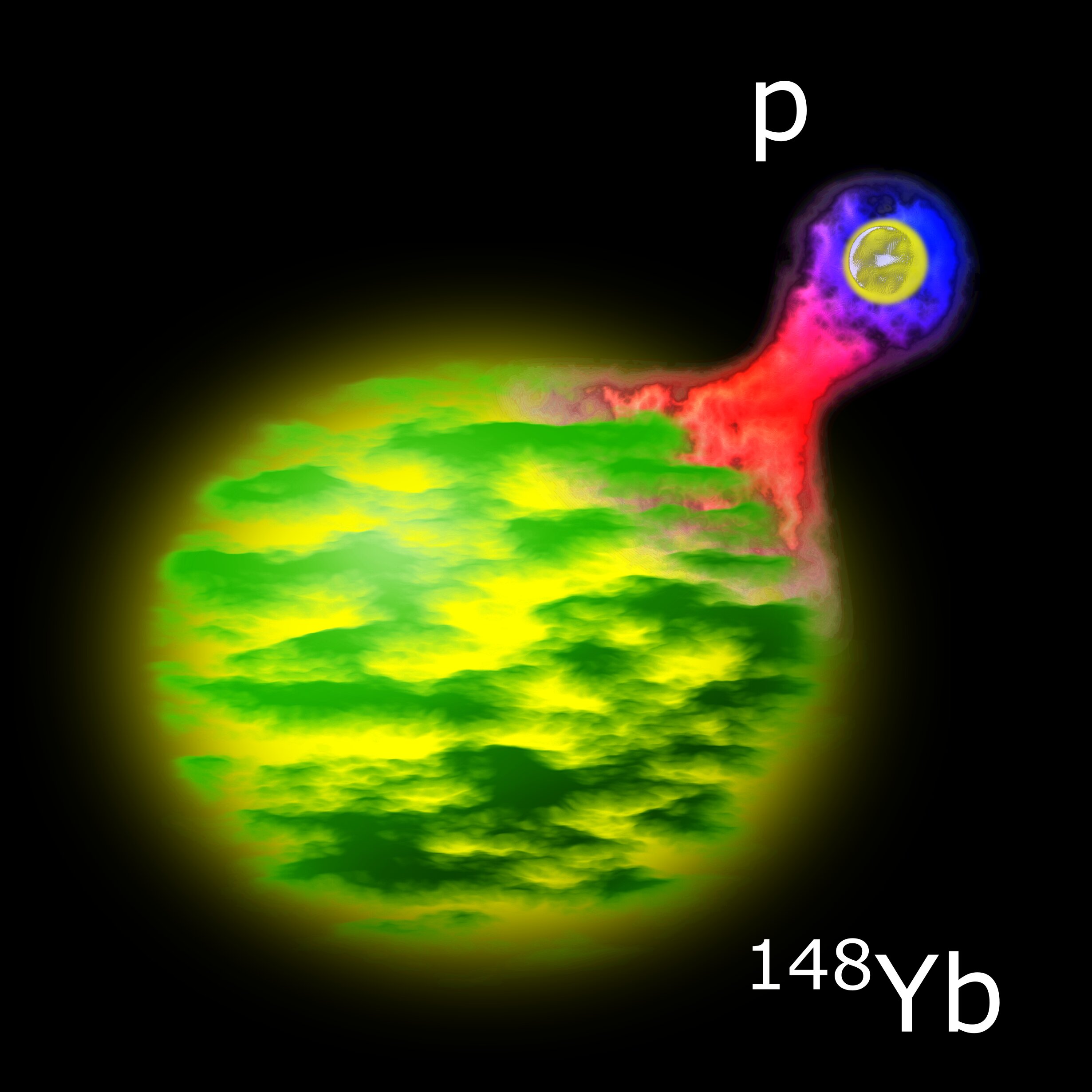 New pumpkin-shaped nucleus radiates protons with record-setting rate