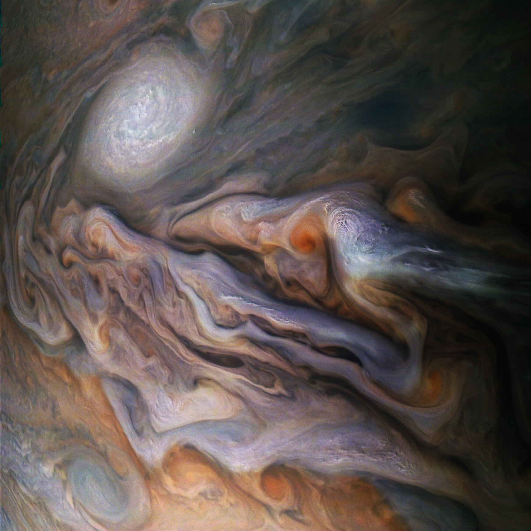 Ocean physics explain cyclones on Jupiter