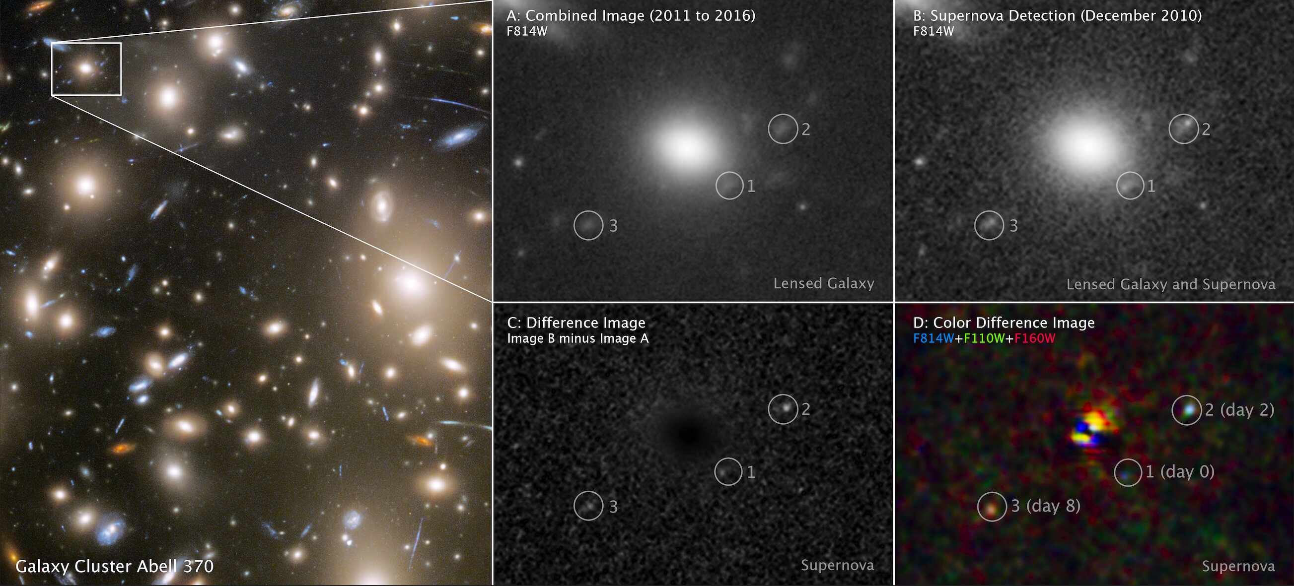 Supernova and gravitational lense