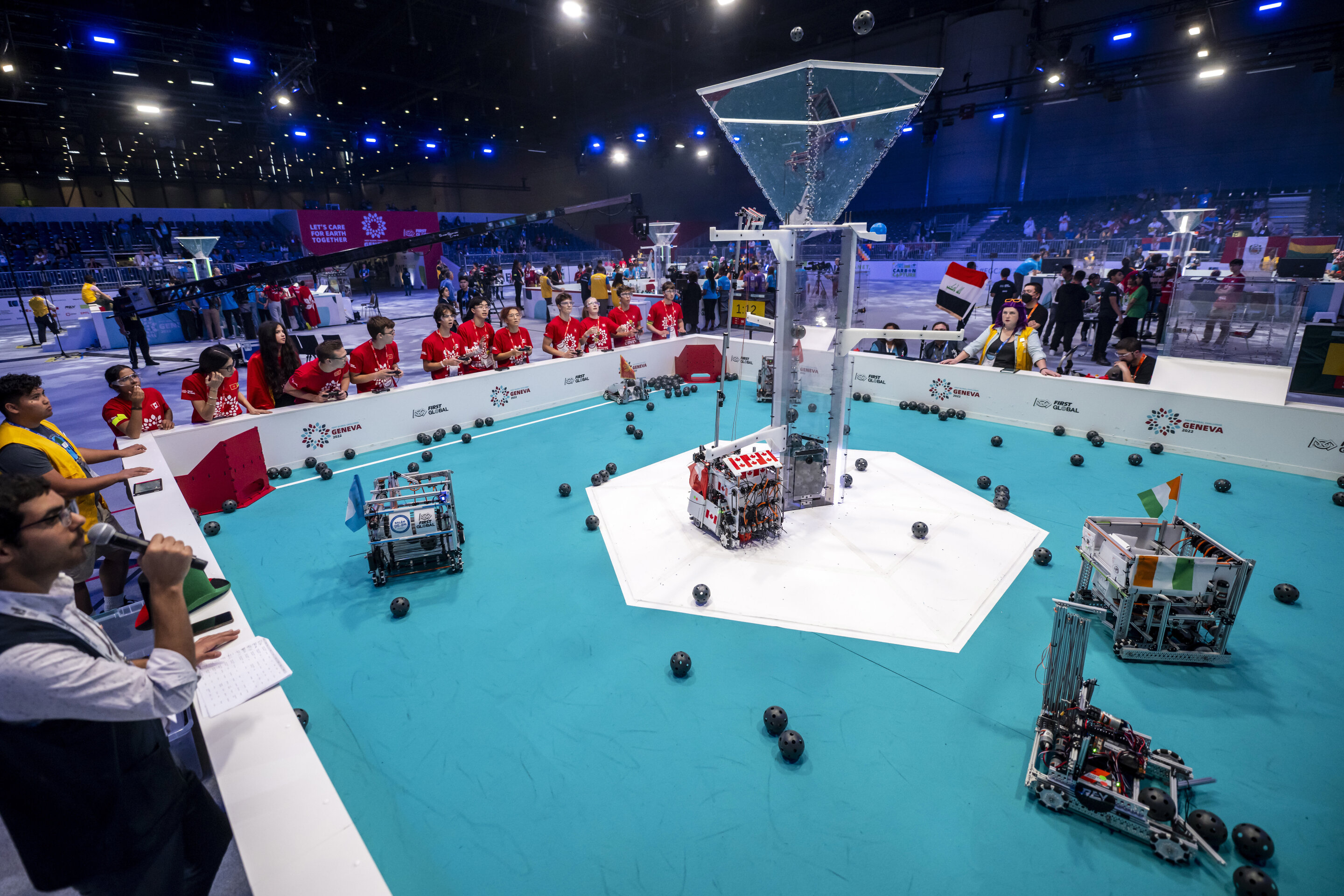 #Teens tackle 21st-century challenges at robotics contest