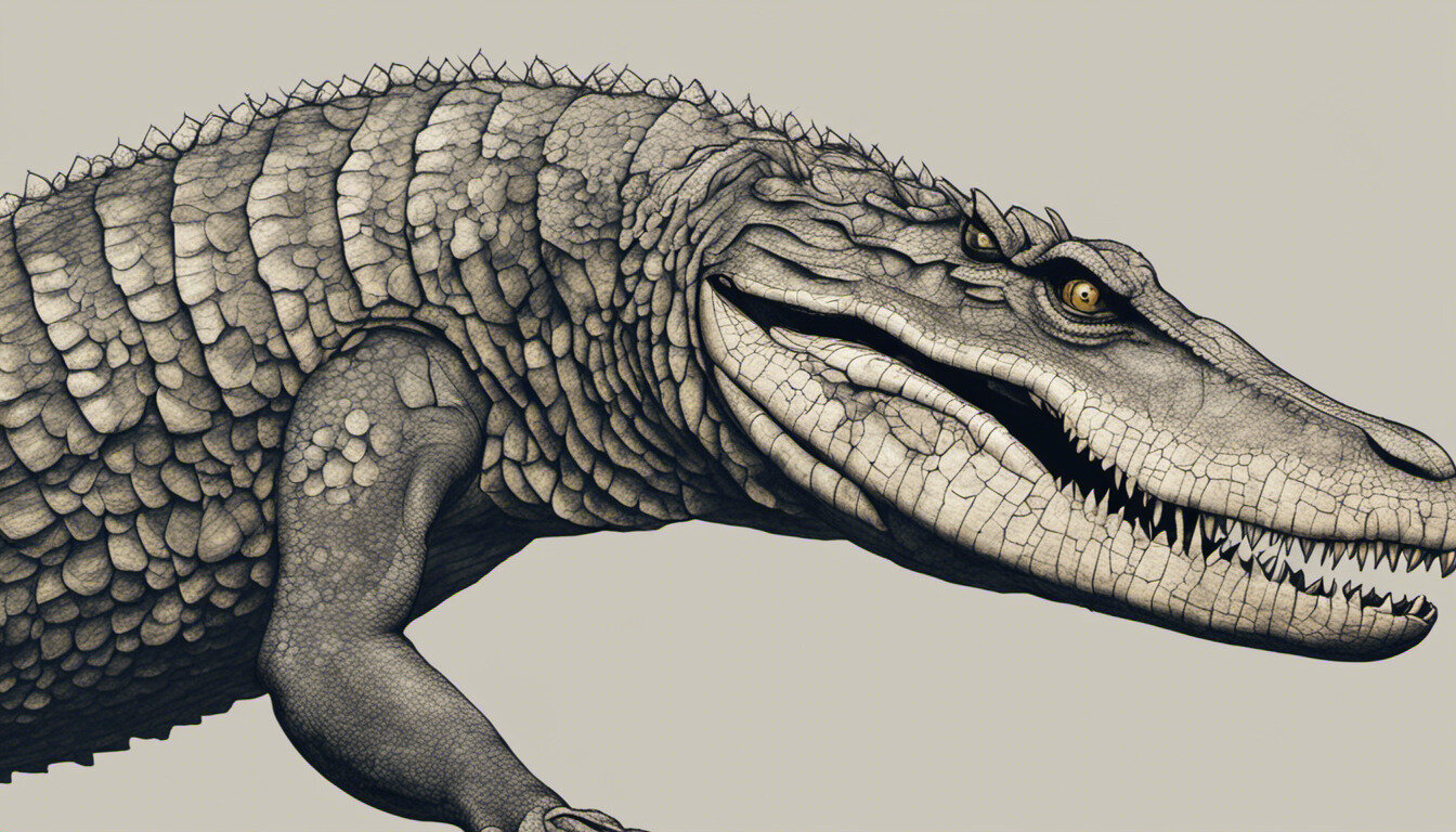 giant prehistoric crocodile
