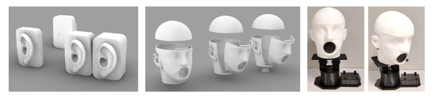 Augmented listening: A cocktail party of 3D-printed robot heads