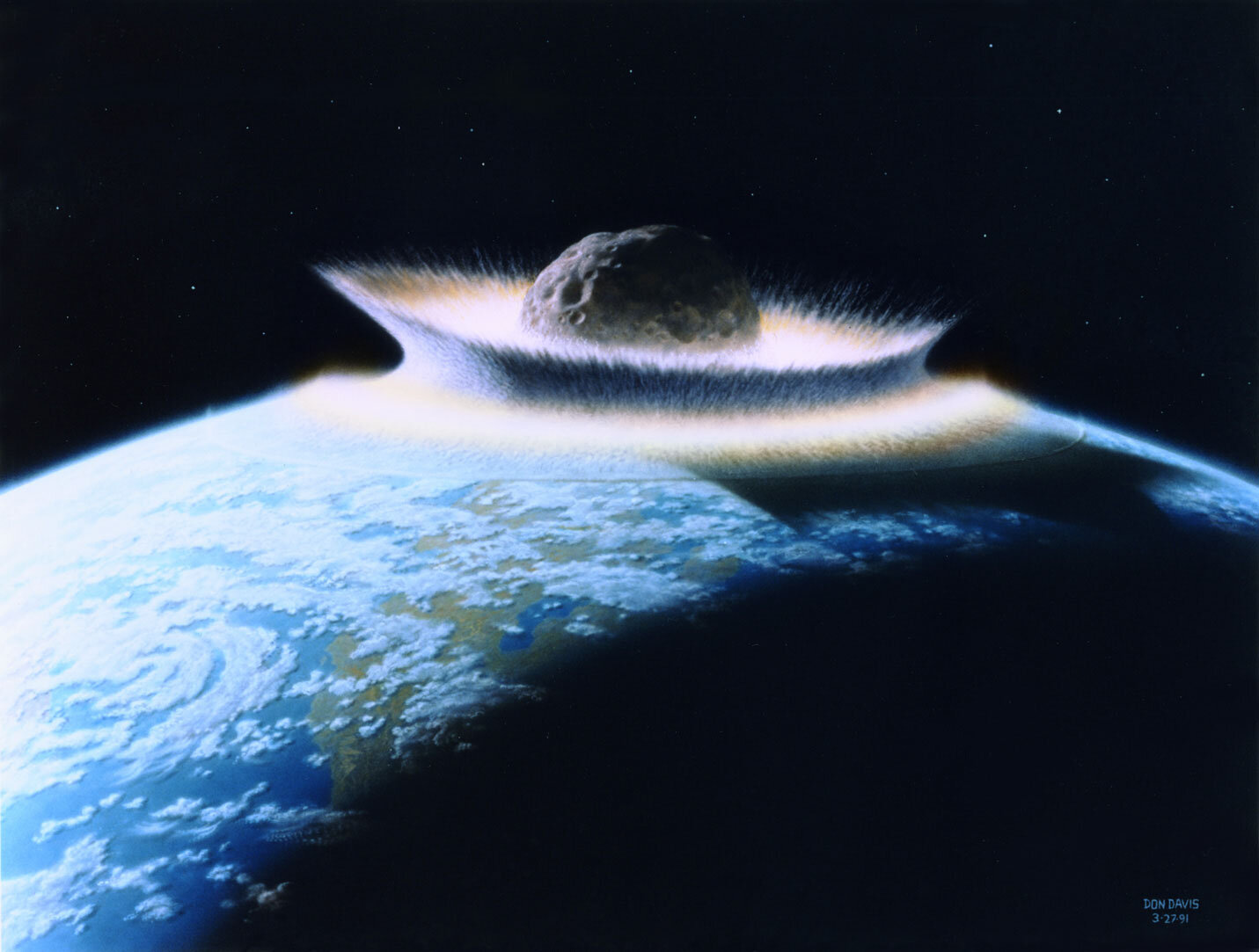 Examining an asteroid impact in slow motion 