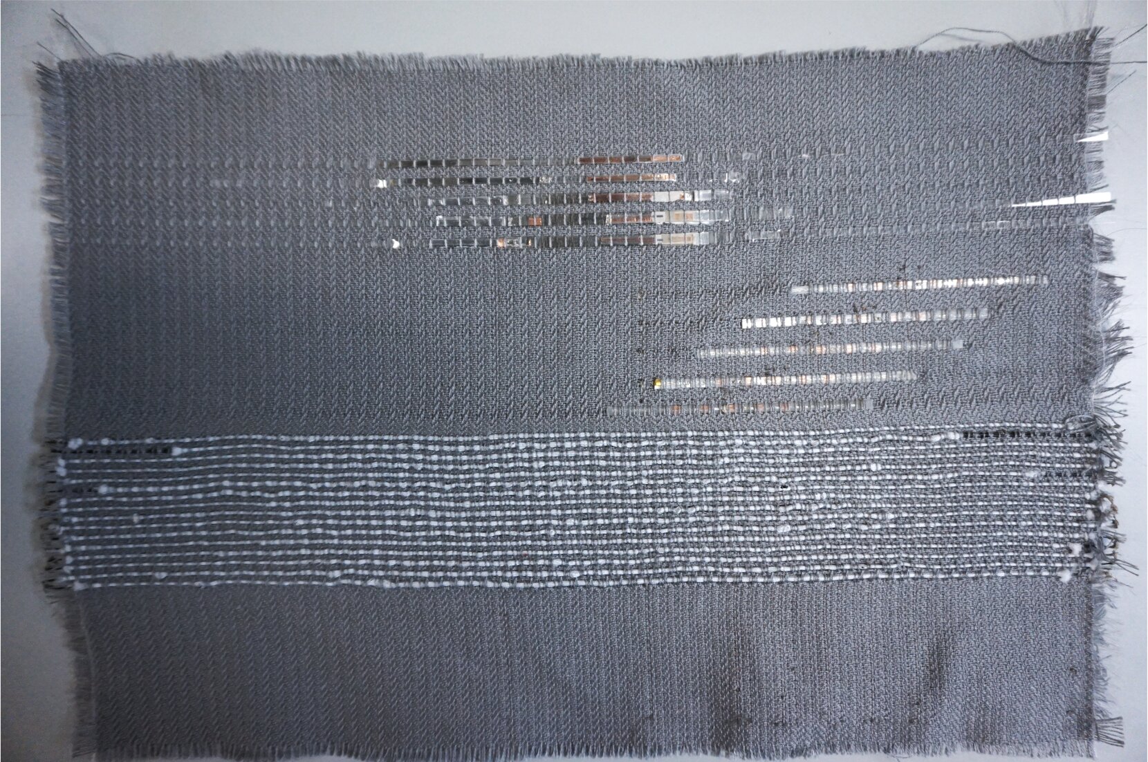 A cheaper method for making woven displays and smart fabrics of any size or shape