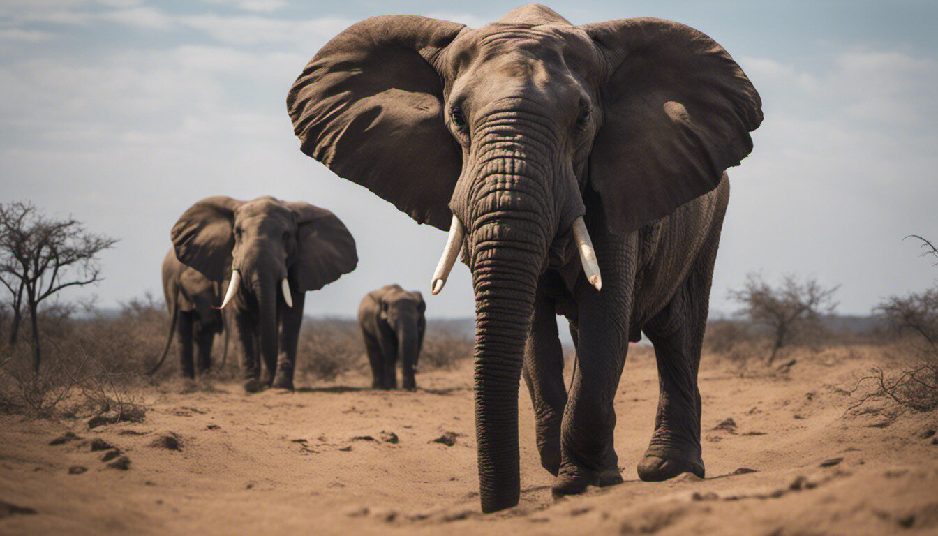 Climate change is leaving African elephants desperate for water